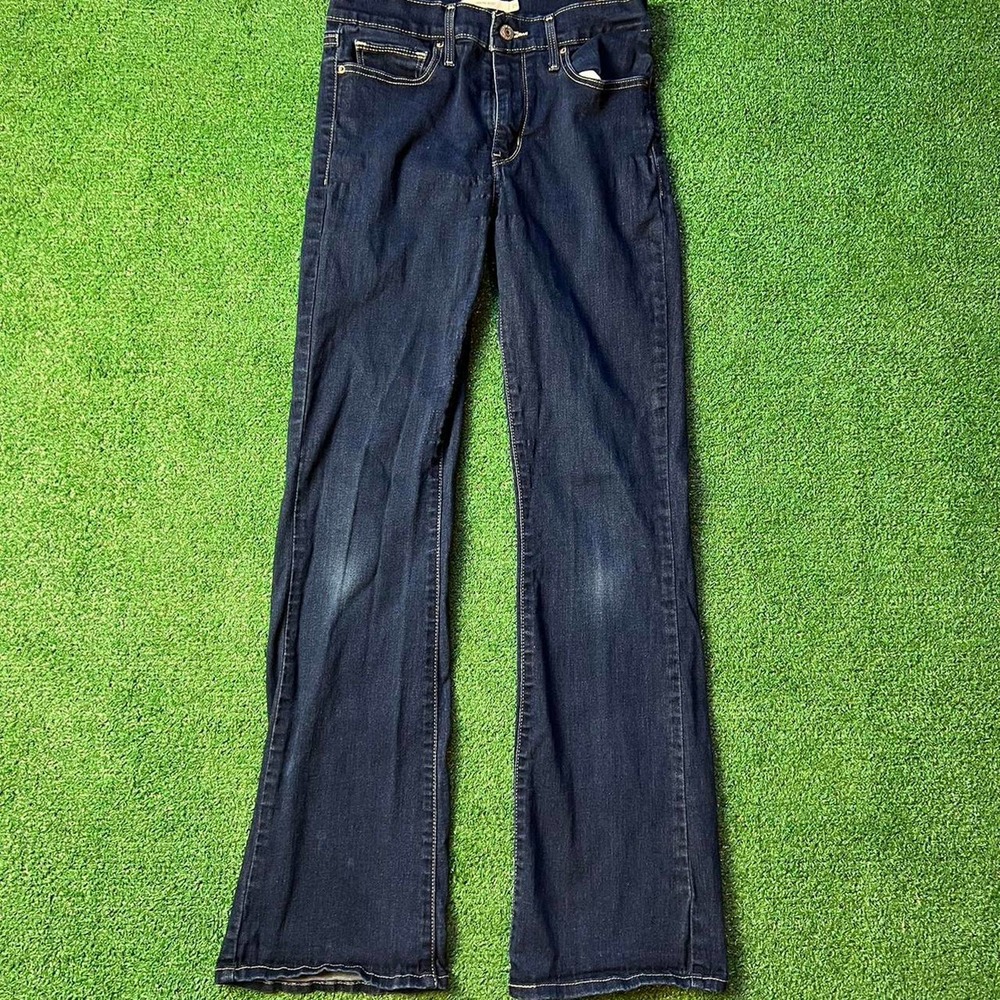 Levis slimming boot dark